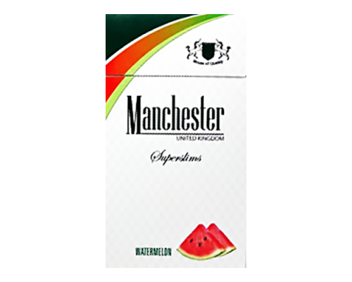 Сигареты Manchester SuperSlims Арбуз оптом